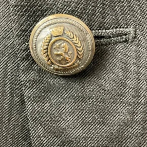 Tommy Hilfiger Blazer Mens Wool Black Dressy Formal Suit Jacket Size 42R - Picture 4 of 5